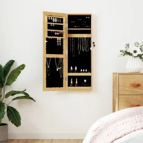 Espejo con joyero de pared 30x8,5x90 cm de vidaXL, Espejos - Ref: Foro24-353213, Precio: 92,26 €, Descuento: %