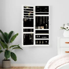 Weißer Wandspiegel mit Schmuckschatulle 37,5x10x106 cm von vidaXL, Spiegel - Ref: Foro24-353217, Preis: 100,25 €, Rabatt: %