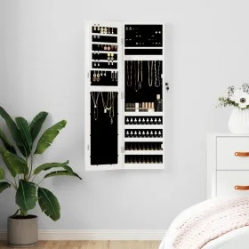 Weißer Wandspiegel mit Schmuckschatulle 30x8,5x106 cm von vidaXL, Spiegel - Ref: Foro24-353214, Preis: 95,00 €, Rabatt: %