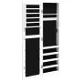 Espejo con joyero de pared blanco 30x8,5x106 cm de vidaXL, Espejos - Ref: Foro24-353214, Precio: 94,97 €, Descuento: %