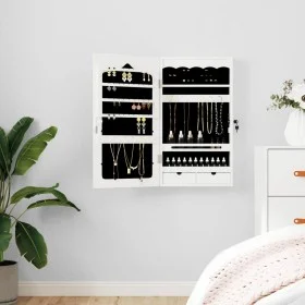 Weißer Wandspiegel mit Schmuckschatulle 37,5x10x67 cm von vidaXL, Spiegel - Ref: Foro24-353220, Preis: 83,13 €, Rabatt: %