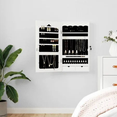 White wall mirror with jewelry box 37.5x10x67 cm by vidaXL, Mirrors - Ref: Foro24-353220, Price: 77,97 €, Discount: %