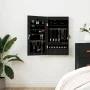 Espejo con joyero de pared negro 37,5x10x67 cm de vidaXL, Espejos - Ref: Foro24-353221, Precio: 82,46 €, Descuento: %