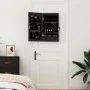 Black wall mirror with jewelry box 37.5x10x67 cm by vidaXL, Mirrors - Ref: Foro24-353221, Price: 82,52 €, Discount: %