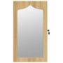 Espejo con joyero de pared 37,5x10x67 cm de vidaXL, Espejos - Ref: Foro24-353222, Precio: 88,49 €, Descuento: %