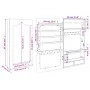 Mirror with wall jewelry box 37.5x10x67 cm by vidaXL, Mirrors - Ref: Foro24-353222, Price: 86,90 €, Discount: %