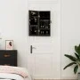 Schwarzer Wandspiegel mit Schmuckschatulle 30x8,5x67 cm von vidaXL, Spiegel - Ref: Foro24-353209, Preis: 67,22 €, Rabatt: %