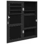 Black wall mirror with jewelry box 30x8.5x67 cm by vidaXL, Mirrors - Ref: Foro24-353209, Price: 67,22 €, Discount: %