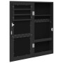 Schwarzer Wandspiegel mit Schmuckschatulle 30x8,5x67 cm von vidaXL, Spiegel - Ref: Foro24-353209, Preis: 68,49 €, Rabatt: %