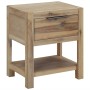 Mesitas de noche con cajones madera acacia maciza 40x30x48 cm