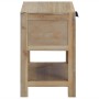 Mesitas de noche con cajones madera acacia maciza 40x30x48 cm