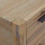 Mesitas de noche con cajones madera acacia maciza 40x30x48 cm