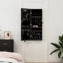 Espejo con joyero de pared negro 37,5x10x106 cm de vidaXL, Espejos - Ref: Foro24-353218, Precio: 100,25 €, Descuento: %