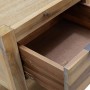 Mesitas de noche con cajones madera acacia maciza 40x30x48 cm