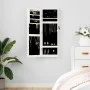 Weißer Wandspiegel mit Schmuckschatulle 30x8,5x90 cm von vidaXL, Spiegel - Ref: Foro24-353211, Preis: 91,39 €, Rabatt: %