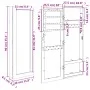 Weißer Wandspiegel mit Schmuckschatulle 30x8,5x90 cm von vidaXL, Spiegel - Ref: Foro24-353211, Preis: 91,39 €, Rabatt: %