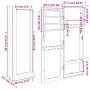 Weißer Wandspiegel mit Schmuckschatulle 30x8,5x90 cm von vidaXL, Spiegel - Ref: Foro24-353211, Preis: 93,23 €, Rabatt: %