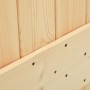 Puerta corredera con herrajes madera maciza de pino 80x210 cm