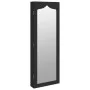 Espejo con joyero de pared negro 37,5x10x106 cm de vidaXL, Espejos - Ref: Foro24-353227, Precio: 115,92 €, Descuento: %