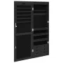 Espejo con joyero de pared negro 37,5x10x106 cm de vidaXL, Espejos - Ref: Foro24-353227, Precio: 115,92 €, Descuento: %