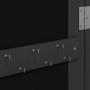 Espejo con joyero de pared negro 37,5x10x106 cm de vidaXL, Espejos - Ref: Foro24-353227, Precio: 118,10 €, Descuento: %
