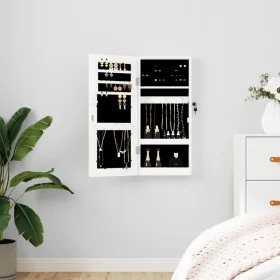 Weißer Wandspiegel mit Schmuckschatulle 30x8,5x67 cm von vidaXL, Spiegel - Ref: Foro24-353208, Preis: 73,21 €, Rabatt: %