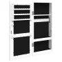 Weißer Wandspiegel mit Schmuckschatulle 30x8,5x67 cm von vidaXL, Spiegel - Ref: Foro24-353208, Preis: 73,21 €, Rabatt: %