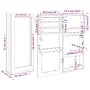 Weißer Wandspiegel mit Schmuckschatulle 30x8,5x67 cm von vidaXL, Spiegel - Ref: Foro24-353208, Preis: 73,21 €, Rabatt: %