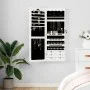 Weißer Wandspiegel mit Schmuckschatulle 37,5x10x106 cm von vidaXL, Spiegel - Ref: Foro24-353226, Preis: 138,40 €, Rabatt: %