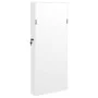 Espejo con joyero de pared blanco 37,5x10x90 cm de vidaXL, Espejos - Ref: Foro24-353223, Precio: 92,48 €, Descuento: %