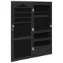 Schwarzer Wandspiegel mit Schmuckschatulle 37,5x10x90 cm von vidaXL, Spiegel - Ref: Foro24-353224, Preis: 80,28 €, Rabatt: %