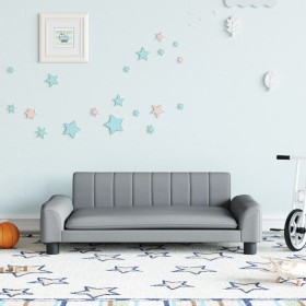 Kindersofa aus hellgrauem Stoff 90x53x30 cm von vidaXL, Baby- und Kleinkindmöbel - Ref: Foro24-3196258, Preis: 95,75 €, Rabat...