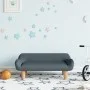 Sofá para niños de tela gris oscuro 70x40x24 cm von vidaXL, Baby- und Kleinkindmöbel - Ref: Foro24-3196345, Preis: 60,57 €, R...
