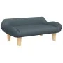 Sofá para niños de tela gris oscuro 70x40x24 cm von vidaXL, Baby- und Kleinkindmöbel - Ref: Foro24-3196345, Preis: 60,57 €, R...