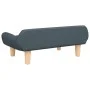 Sofá para niños de tela gris oscuro 70x40x24 cm von vidaXL, Baby- und Kleinkindmöbel - Ref: Foro24-3196345, Preis: 60,57 €, R...