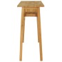 Solid teak wood console table 120x35x75 cm by vidaXL, Side tables - Ref: Foro24-288846, Price: 150,94 €, Discount: %