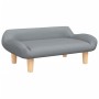 Children's sofa in light gray fabric 70x40x24 cm by vidaXL, Baby and Toddler Furniture - Ref: Foro24-3196344, Price: 72,48 €,...