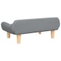 Children's sofa in light gray fabric 70x40x24 cm by vidaXL, Baby and Toddler Furniture - Ref: Foro24-3196344, Price: 72,48 €,...