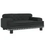 Kindersofa aus schwarzem Samt, 70x45x30 cm von vidaXL, Baby- und Kleinkindmöbel - Ref: Foro24-3196297, Preis: 90,23 €, Rabatt: %