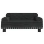 Kindersofa aus schwarzem Samt, 70x45x30 cm von vidaXL, Baby- und Kleinkindmöbel - Ref: Foro24-3196297, Preis: 90,23 €, Rabatt: %