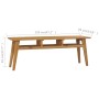 TV-Schrank aus massivem Teakholz, 120 x 35 x 45 cm von vidaXL, TV-Möbel - Ref: Foro24-288847, Preis: 154,84 €, Rabatt: %
