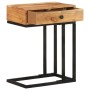 U-förmiger Beistelltisch aus massivem Akazienholz 45x30x61 cm von vidaXL, Seitentische - Ref: Foro24-289090, Preis: 82,63 €, ...