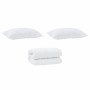 Edredón con almohadas con almohada 3 pcs Microfibra