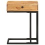 U-förmiger Beistelltisch aus massivem Akazienholz 45x30x61 cm von vidaXL, Seitentische - Ref: Foro24-289090, Preis: 82,63 €, ...