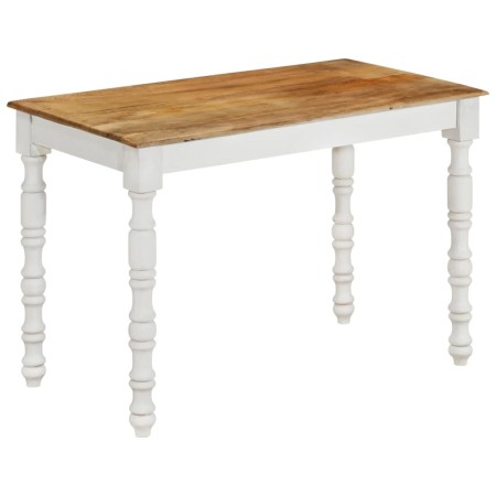 Mesa de comedor madera maciza de mango 110x60x76 cm en Mesas de cocina y de comedor | Comprar online en Foro24