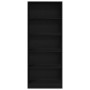 Armario Roble negro 80 x 50 x 200 cm Madera contrachapada
