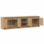Gabinete de TV Marrón 182 x 34 x 50 cm Madera contrachapada