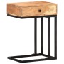 U-förmiger Beistelltisch aus massivem Akazienholz 45x30x61 cm von vidaXL, Seitentische - Ref: Foro24-289090, Preis: 82,63 €, ...