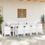 Conjunto de Comedor de Jardín 11 pcs Blanco Ratan Polt en Conjuntos de jardín | Comprar online en Foro24
