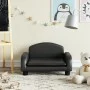 Black Synthetic Leather Children's Sofa 50x40x30 cm by vidaXL, Baby and Toddler Furniture - Ref: Foro24-3196374, Price: 57,14...
